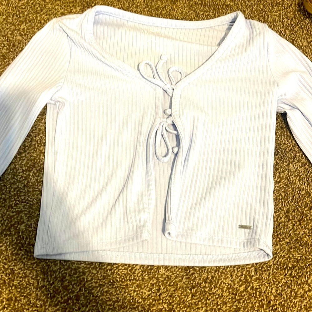 Blue hollister long sleeve